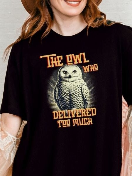 Magical Owl Funny Vintage Pulp Mystery Harry Potter Shirt product image (7)