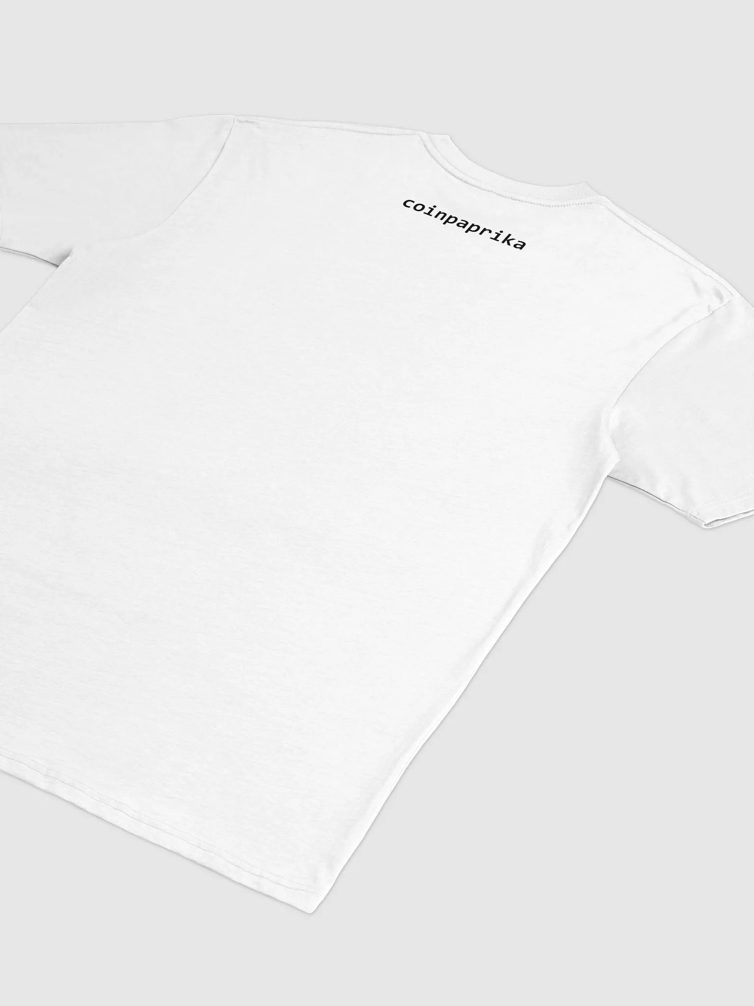 White coinpaprika t-shirt product image (4)