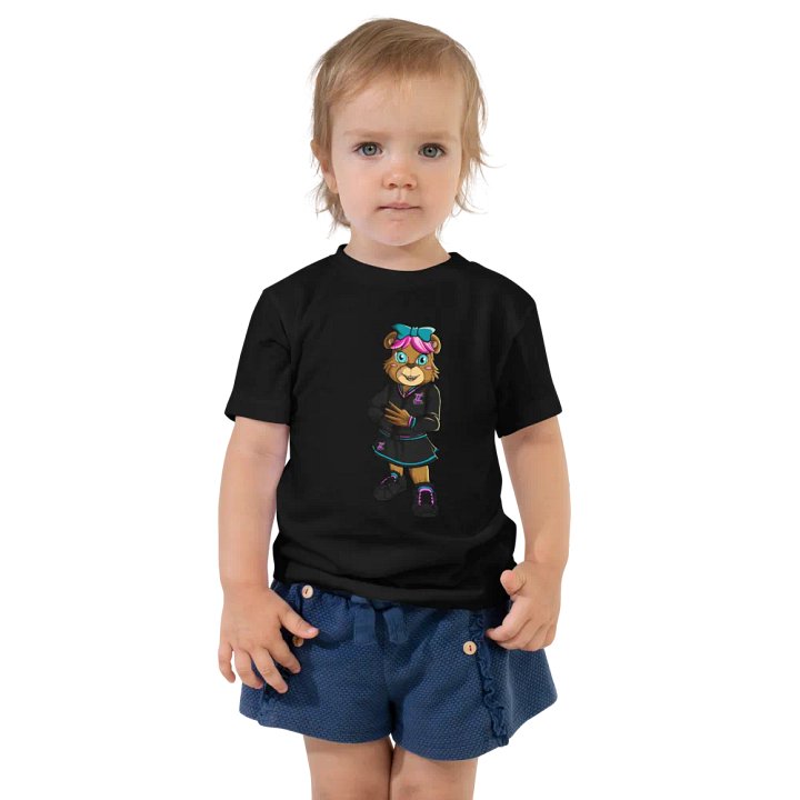 Standing Girl Bear Sitting Girl Bear Bella+Canvas Toddler T-Shirt product image (1)