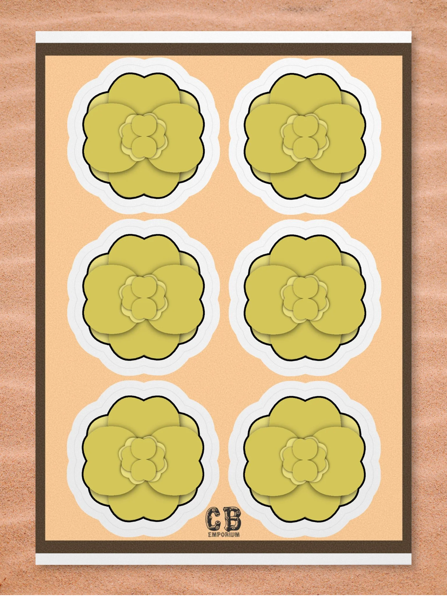Shadow Ranch "Harrison's Yellow" Sticker Sheet product image (1)