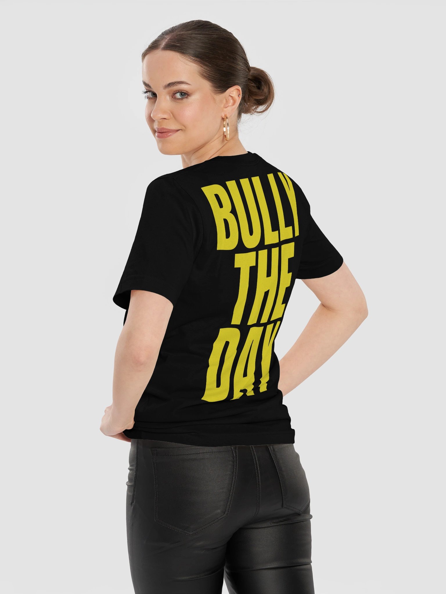 Bully The Day Stacked Tee - Yellow product image (12)