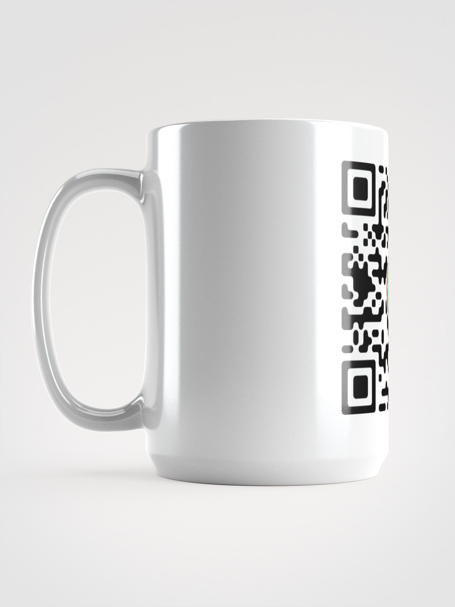 Vivid QR Code Circle Mug product image (1)