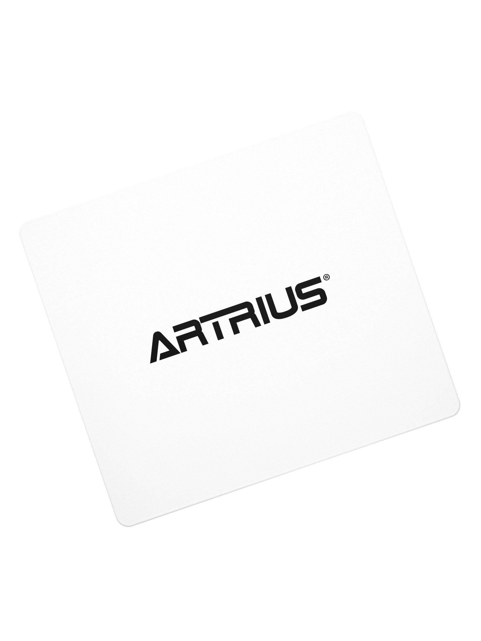 ARTRIUS Logo Gaming Mouse Pad – White product image (8)
