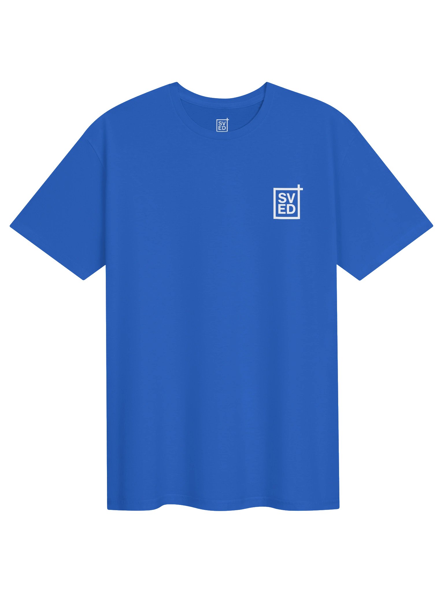 Minimal Logo Tee (Blue & White) product image (1)