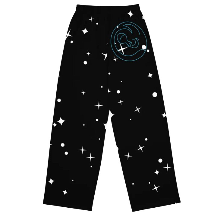 Starry Aquarius Unisex Wide-Leg Pants product image (2)