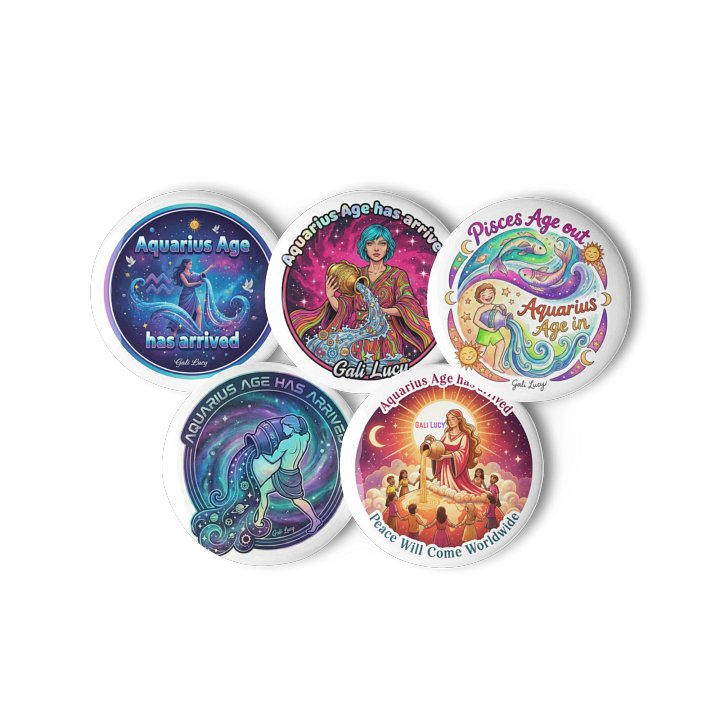 Set of 5 Pins - Style 3 product image (1)