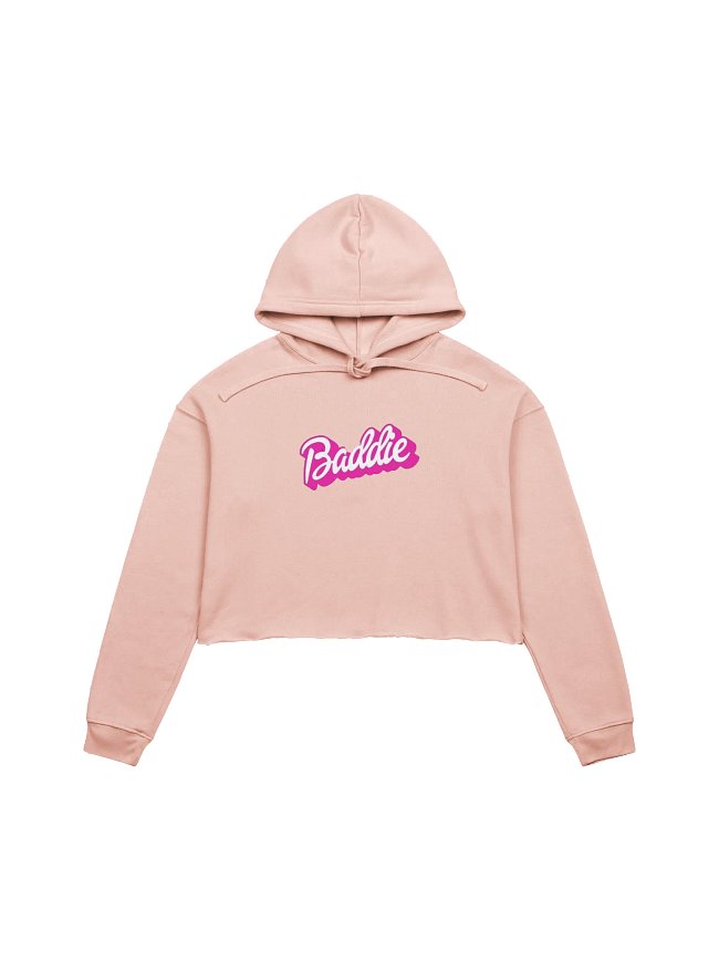 Baddie - Hoodie Crop Top