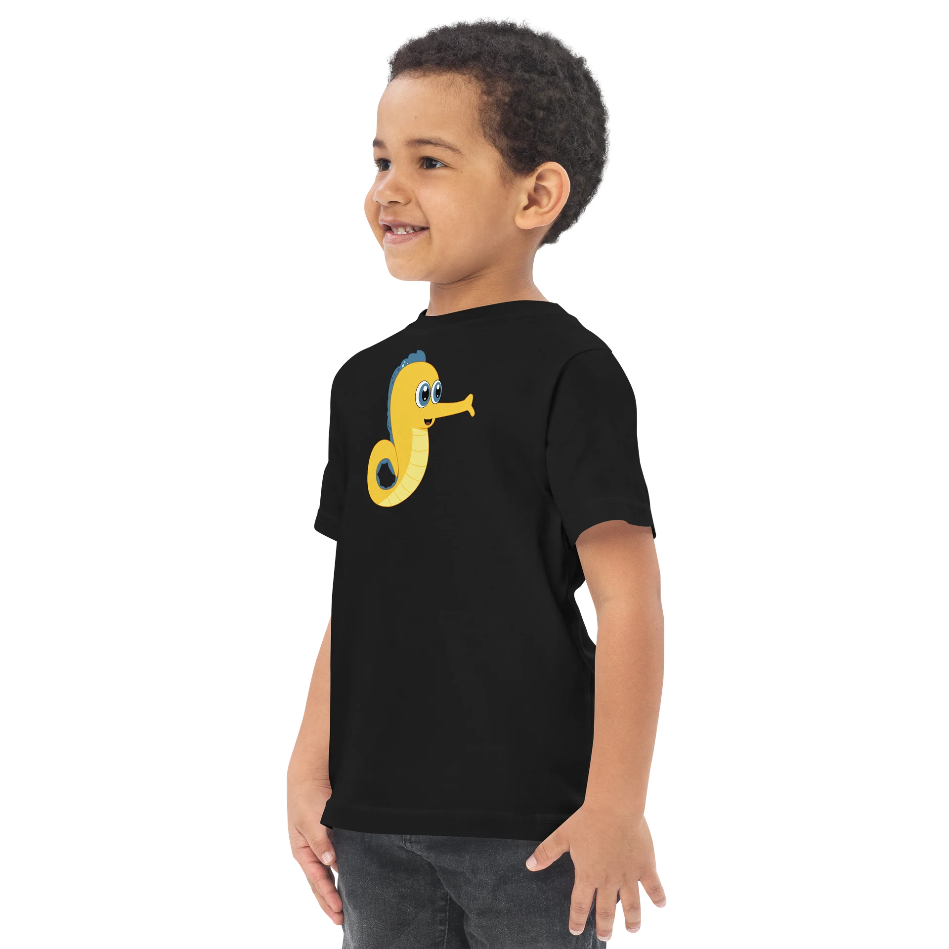 Sea Friends Seahorse Toddler Jersey T-Shirt product image (7)