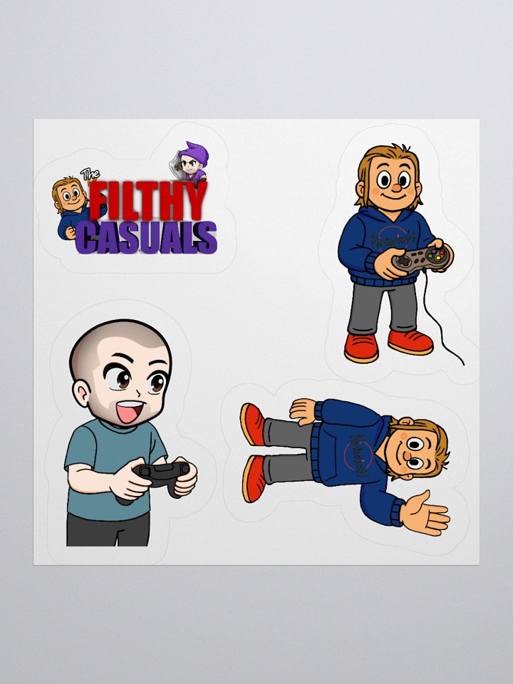 The Filthy Casuals Kiss Cut Stickers Set product image (2)