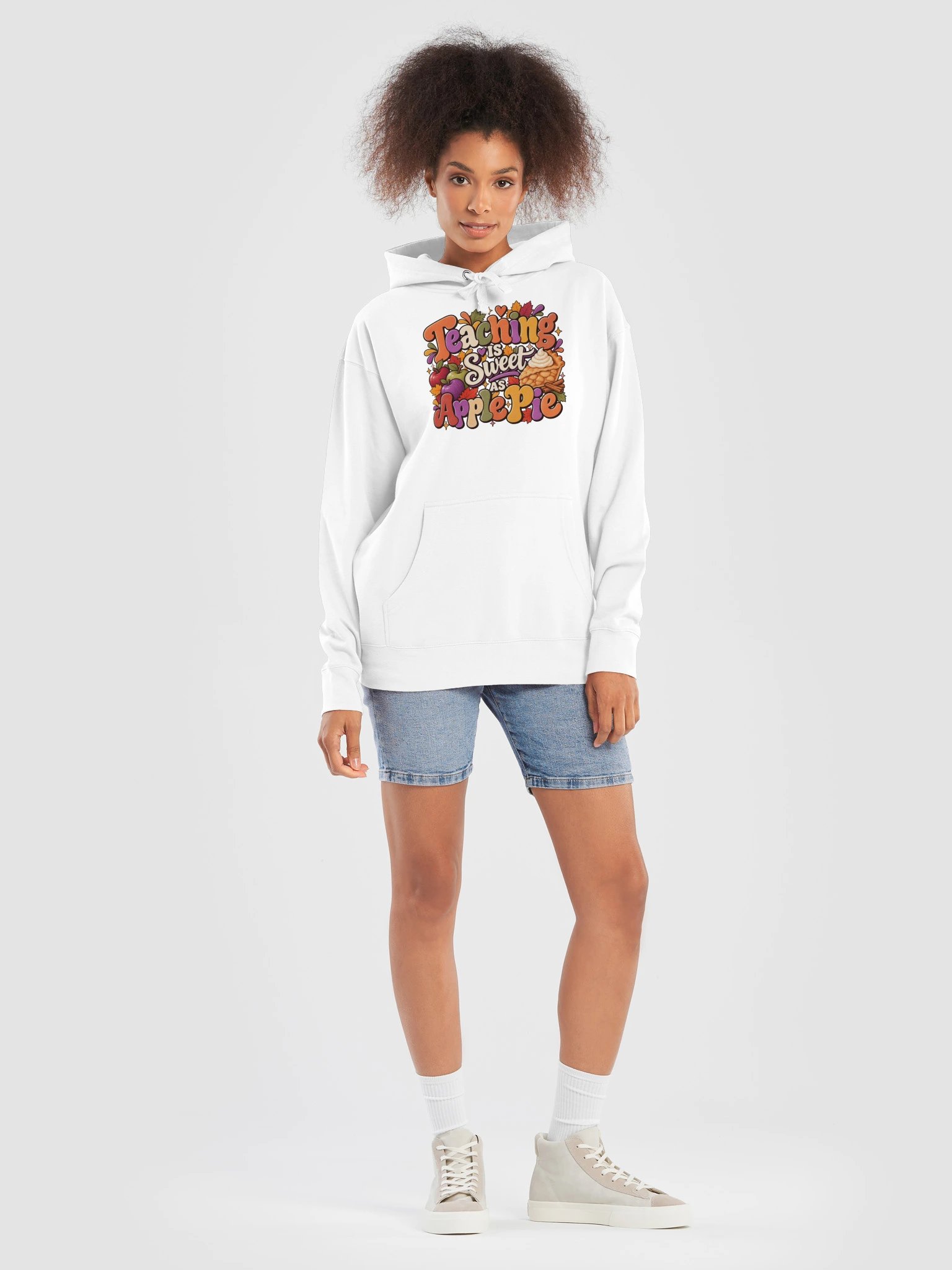 Teaching Is Sweet as Apple Pie Hoodie product image (25)