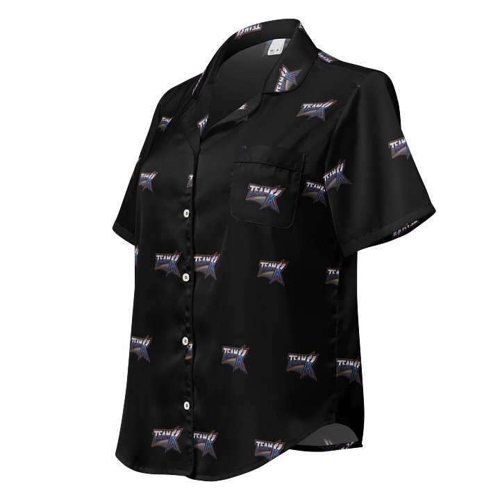 Team K (V-2) Women's Short Sleeve Pajama Top product image (1)
