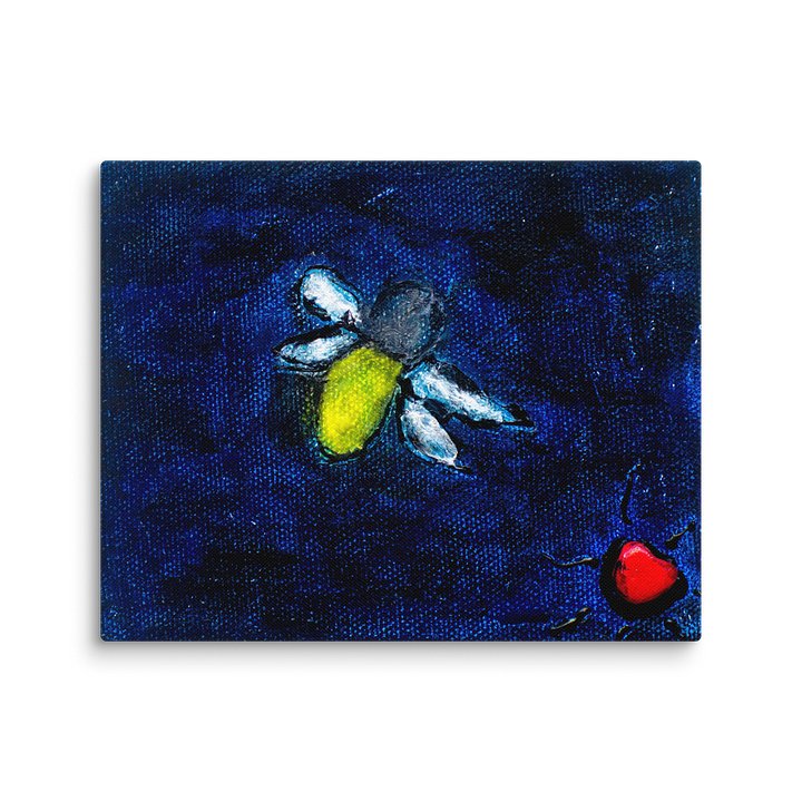still glowing — firefly painting — canvas print | eza | casa de karma product image (1)