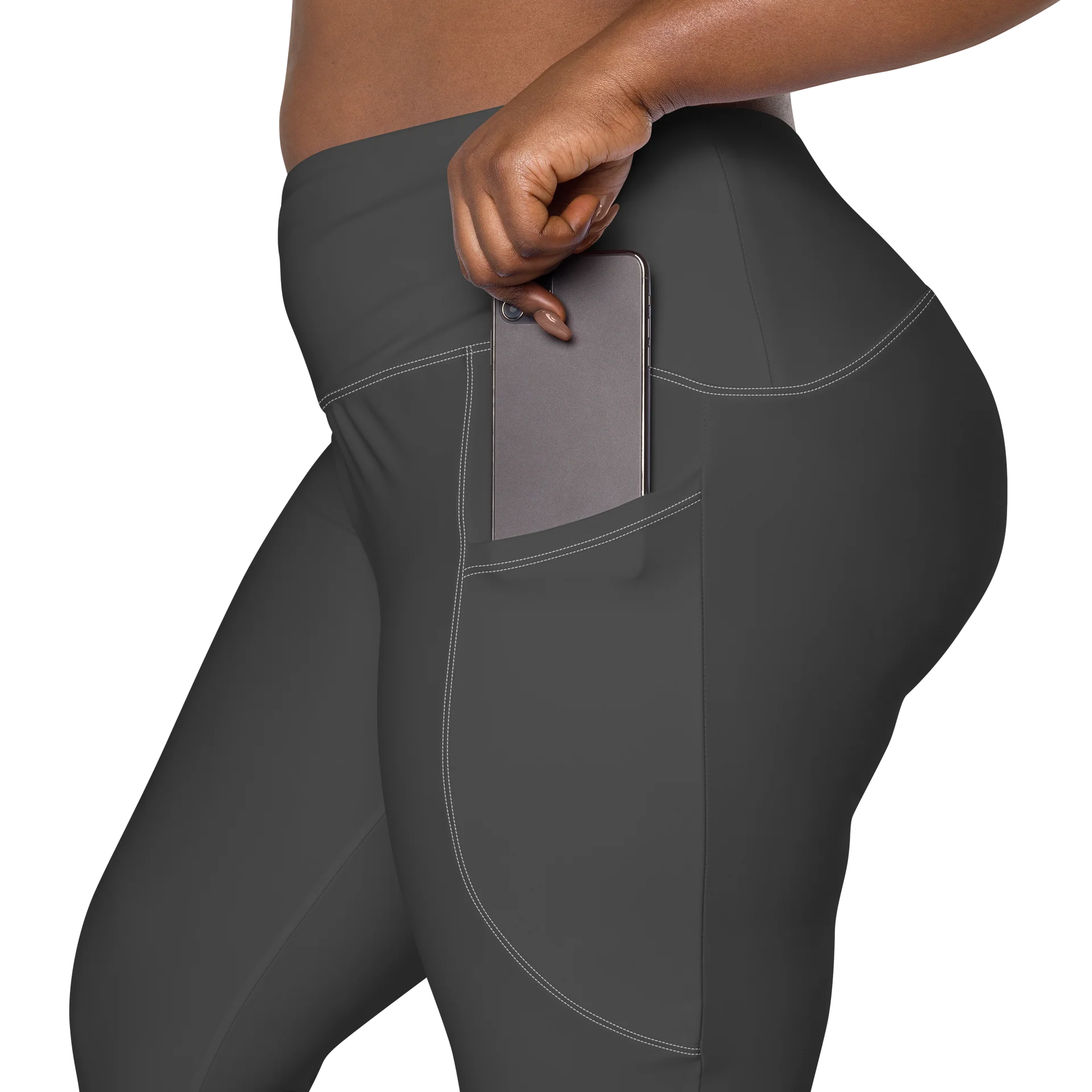 Gray Leggings with Pockets product image (7)