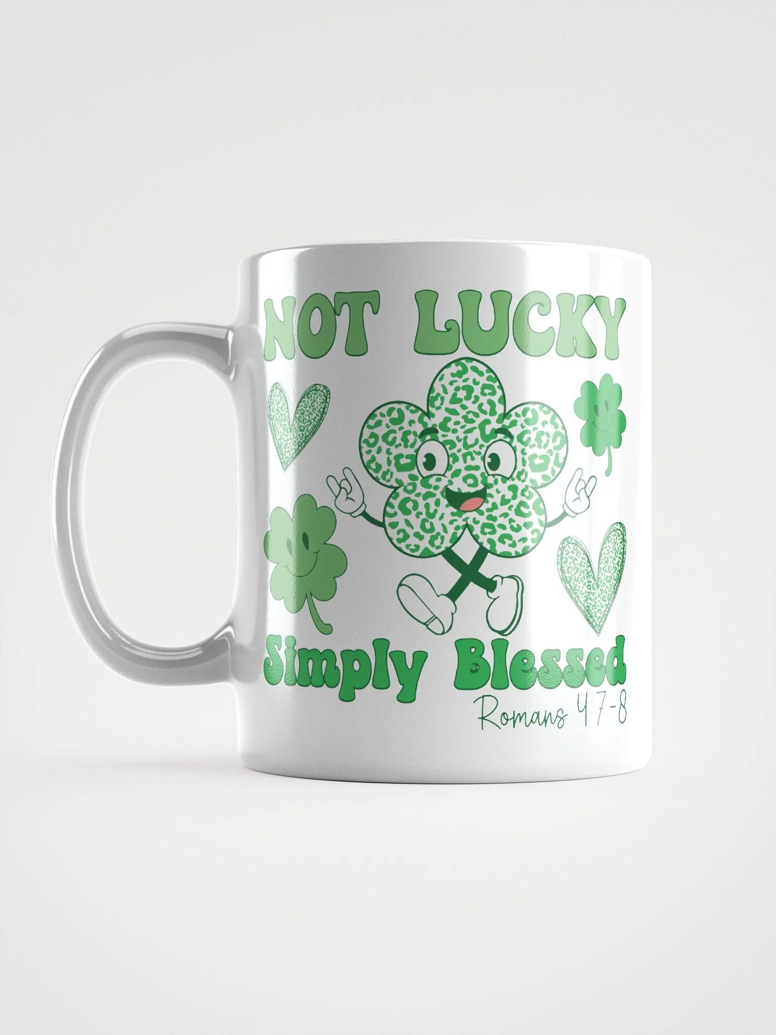 Not Lucky Simply Blessed Clover Mug product image (6)