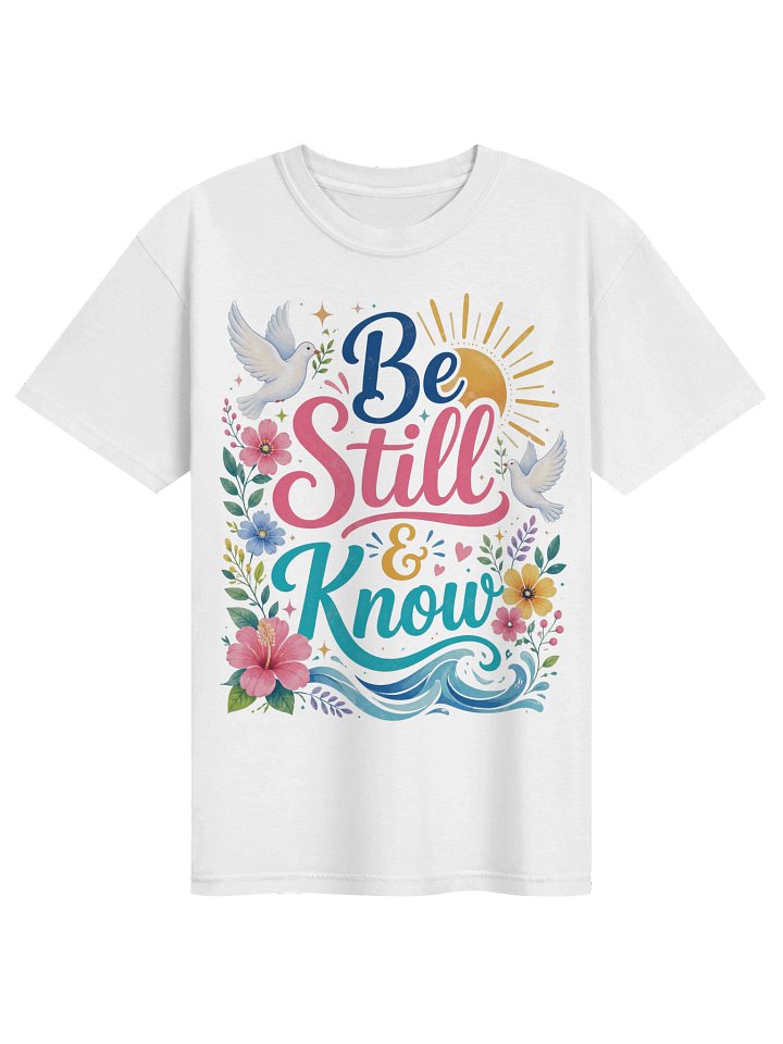 Be Still & Know Comfort Colors Christian T-Shirt product image (3)