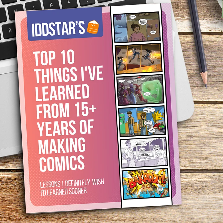 Iddstar’s Top 10 Things I've Learned From 15+ Years of Making Comics | Printed Book product image (2)