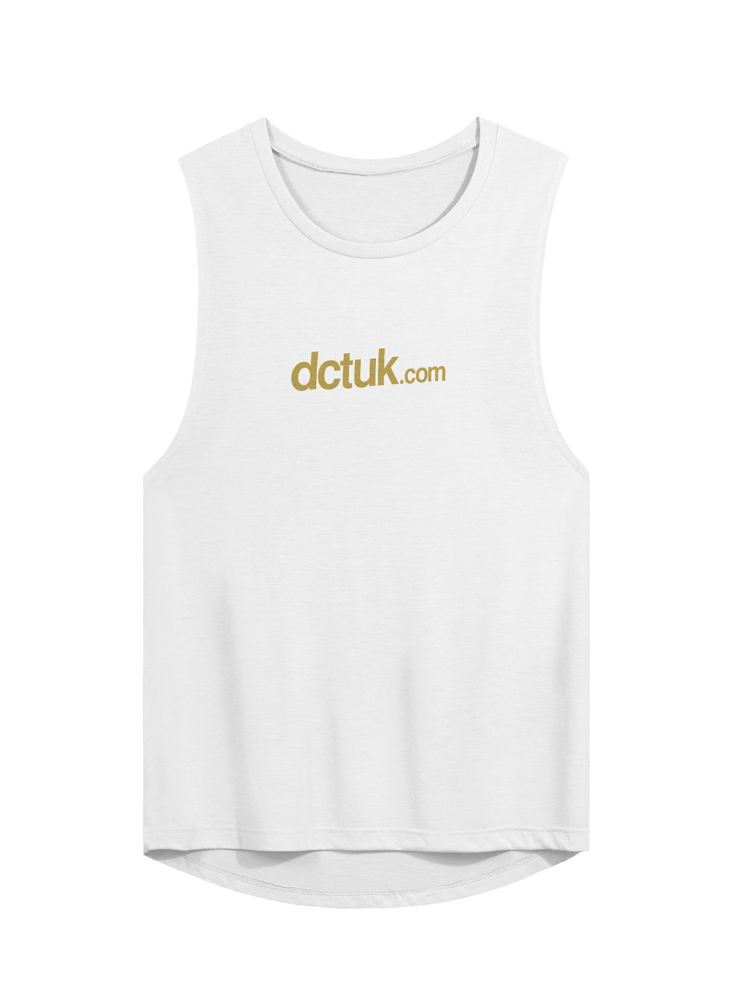DCTUK Women's White Flowy Muscle Tank product image (1)