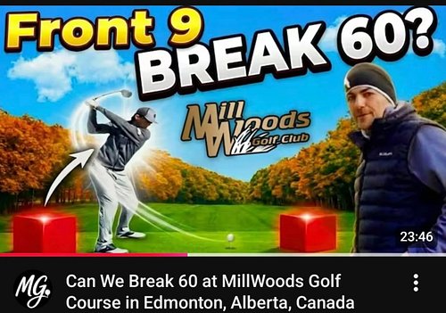 Back 9 is coming next week! Check out how we did on the Front 9 @millwoodsgc from the Forward tees! Do end up breaking 60 on ...