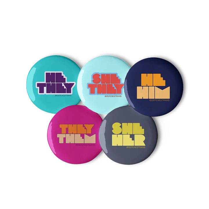 Pronoun Button Set #1 product image (2)