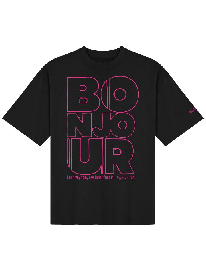 Bonjour Vintage Oversize T-Shirt product image (1)