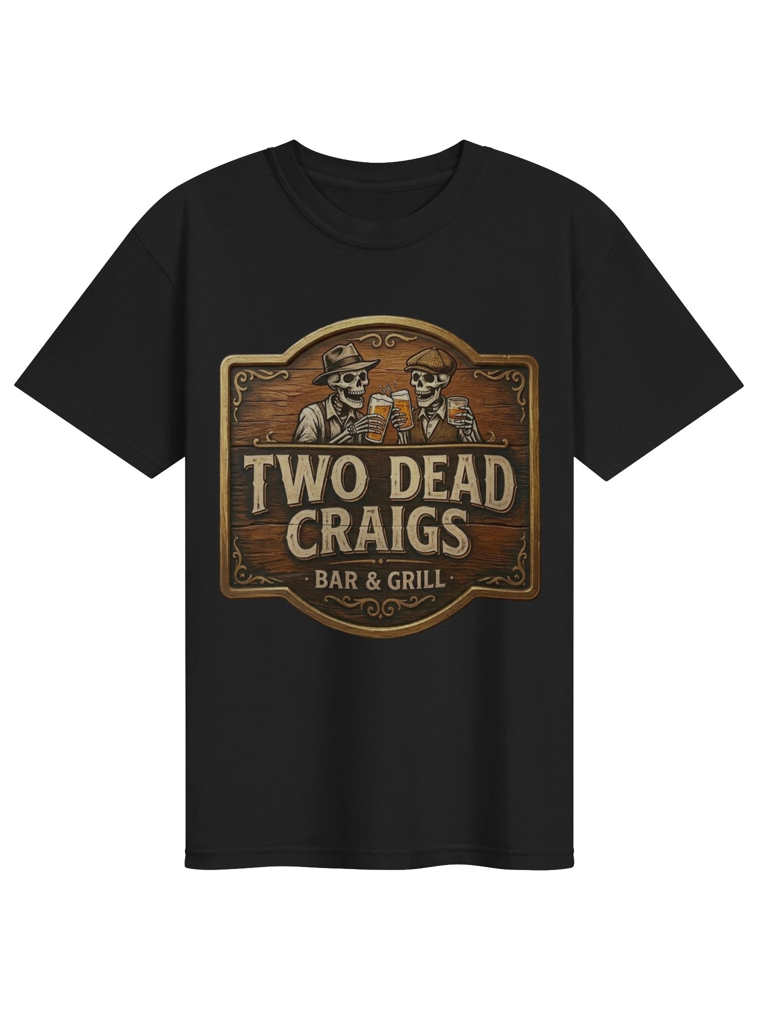 Two Dead Craigs Bar & Grill Skeleton Tee product image (2)