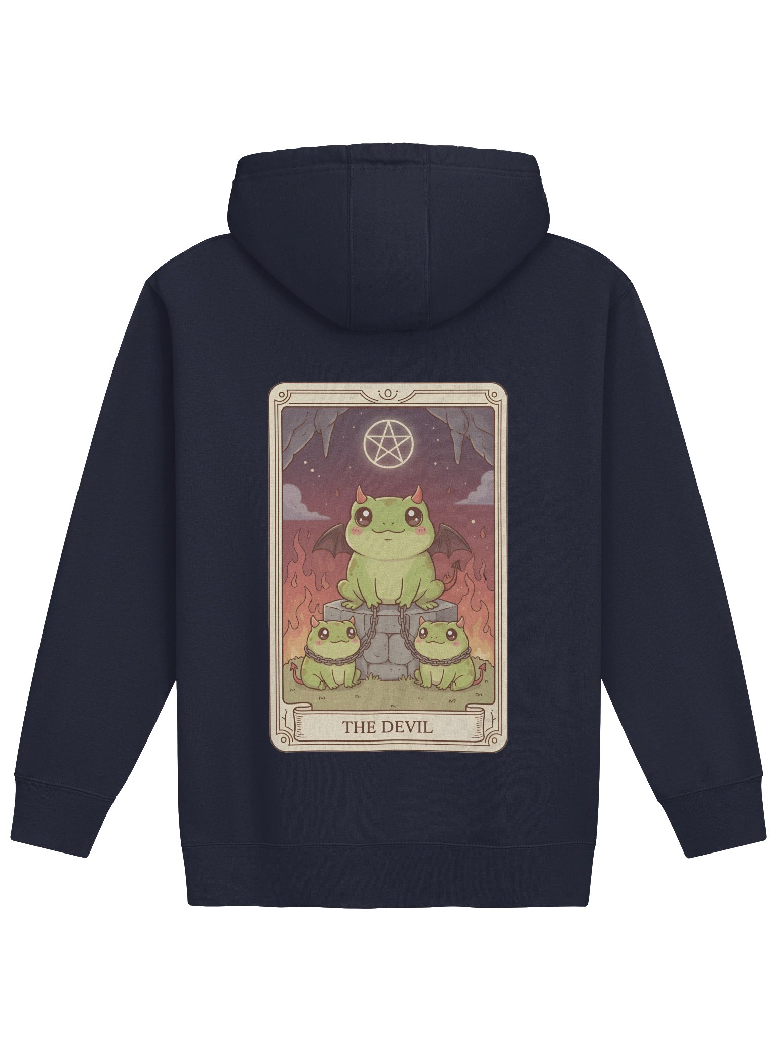 The Devil - Tarotoads! - Unisex Custom-made Heavy Cotton Hoodie product image (1)