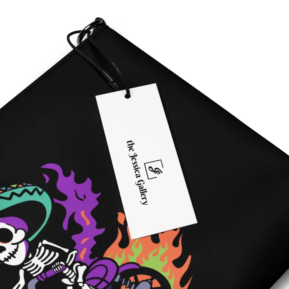 Bone to be Wild Colorful Flip-Sided Faux Leather Crossbody Bag product image (6)