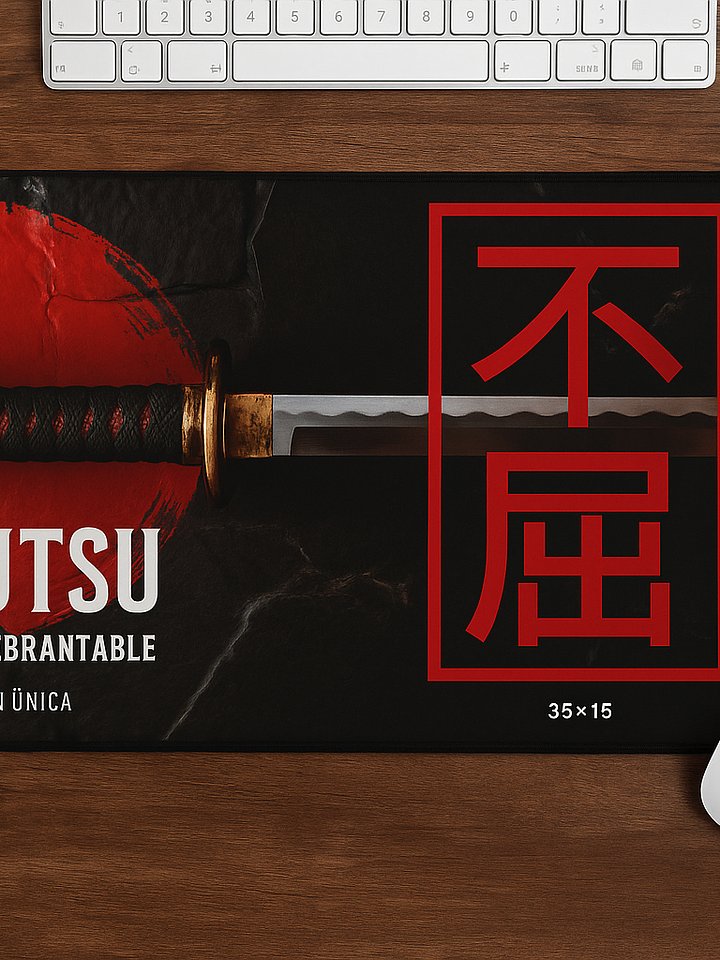 Fukutsu: Espíritu Inquebrantable - Mouse Pad Extra Large - 33” x 15” product image (2)