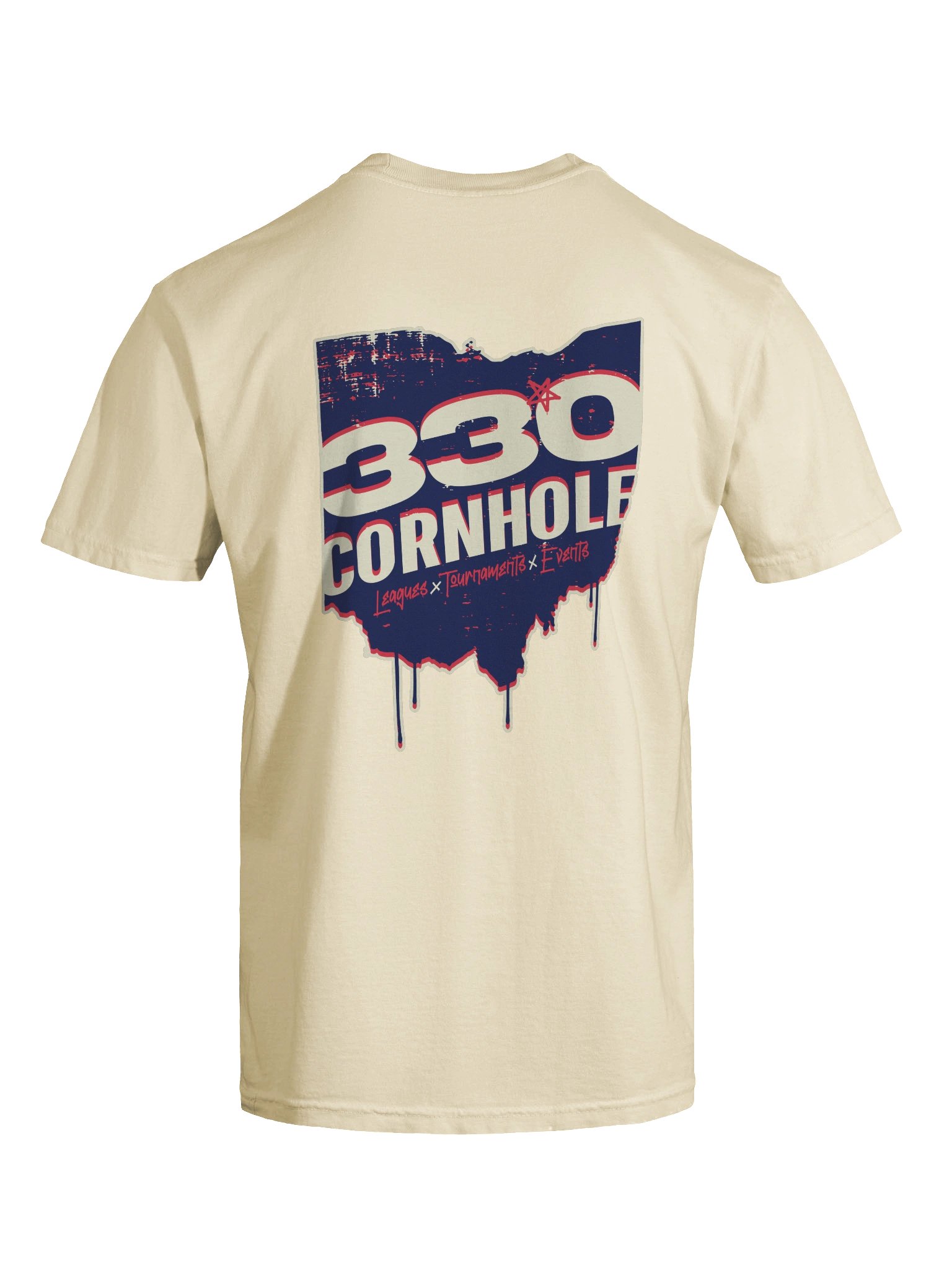 Comfort Colors 330 Cornhole Vintage Unisex Tee - Back Logo product image (70)