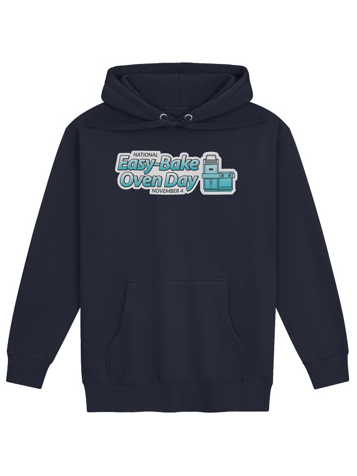 Hoodie with blue logo product image (1)