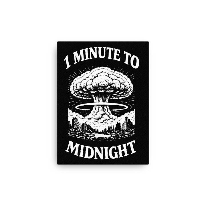 1 Minute to Midnight - Thin Canvas Art product image (13)