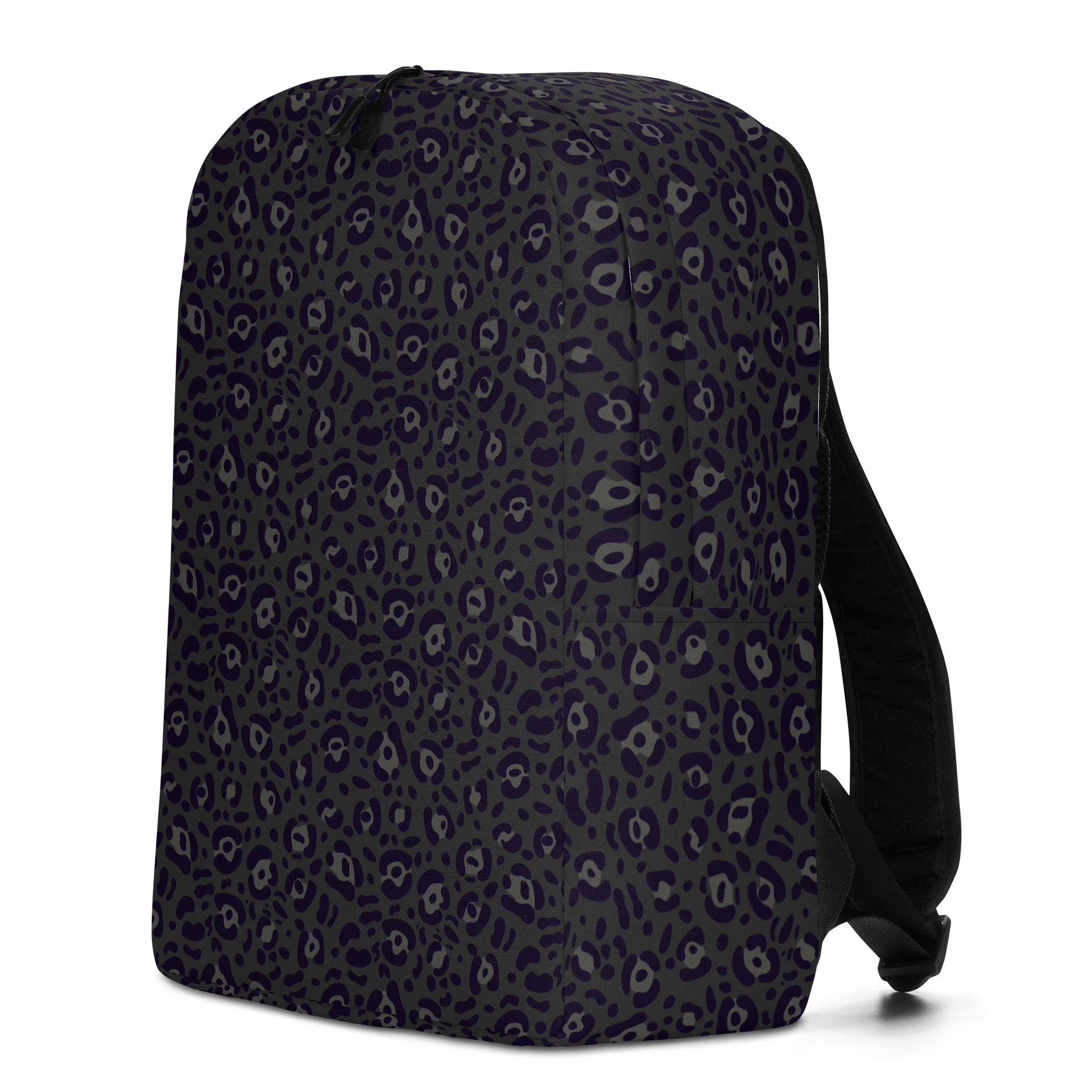 Functional Minimalist Backpack with Bold Leopard Print product image (2)