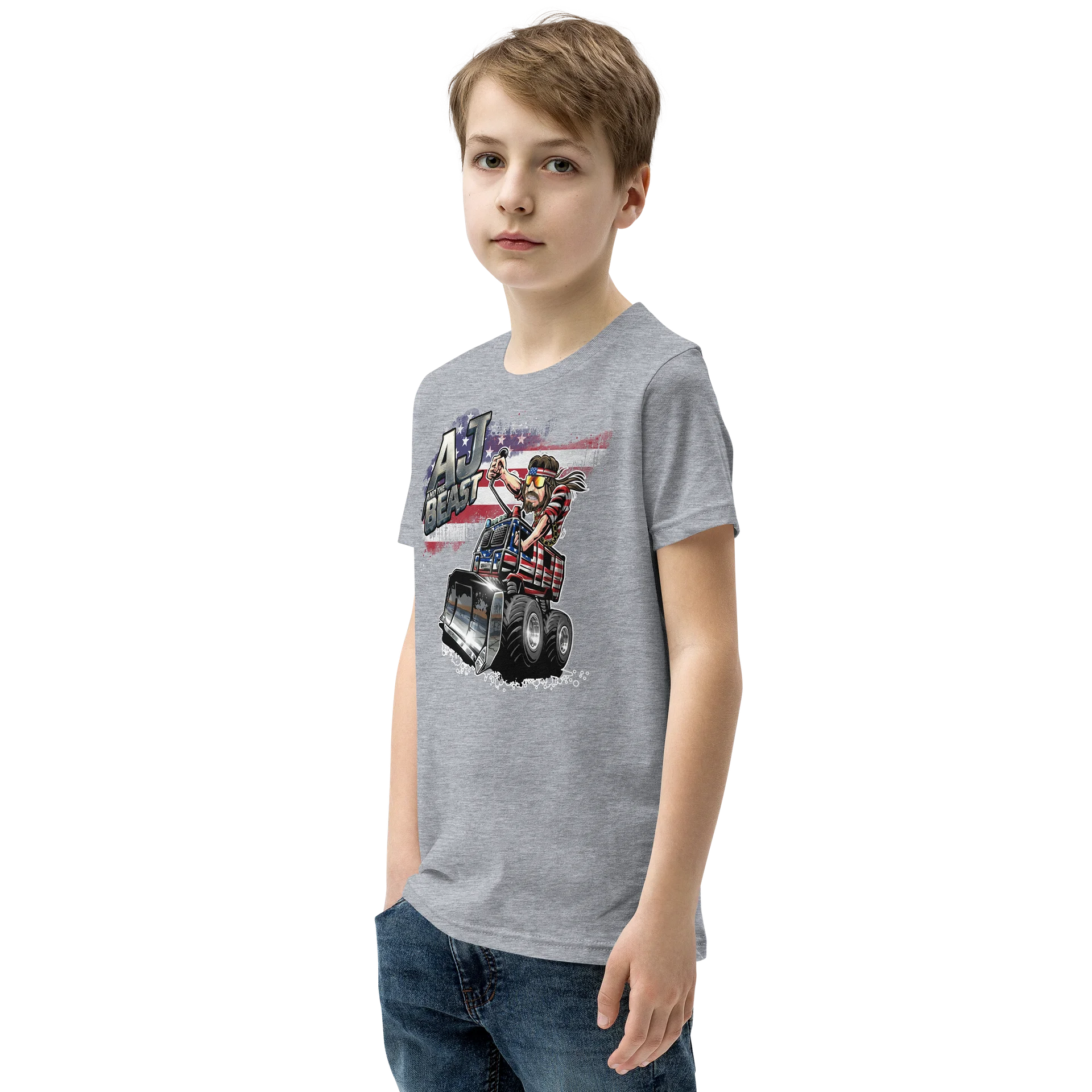 Bella+Canvas Youth Short Sleeve T-Shirt : AJ and the BEAST USA product image (53)