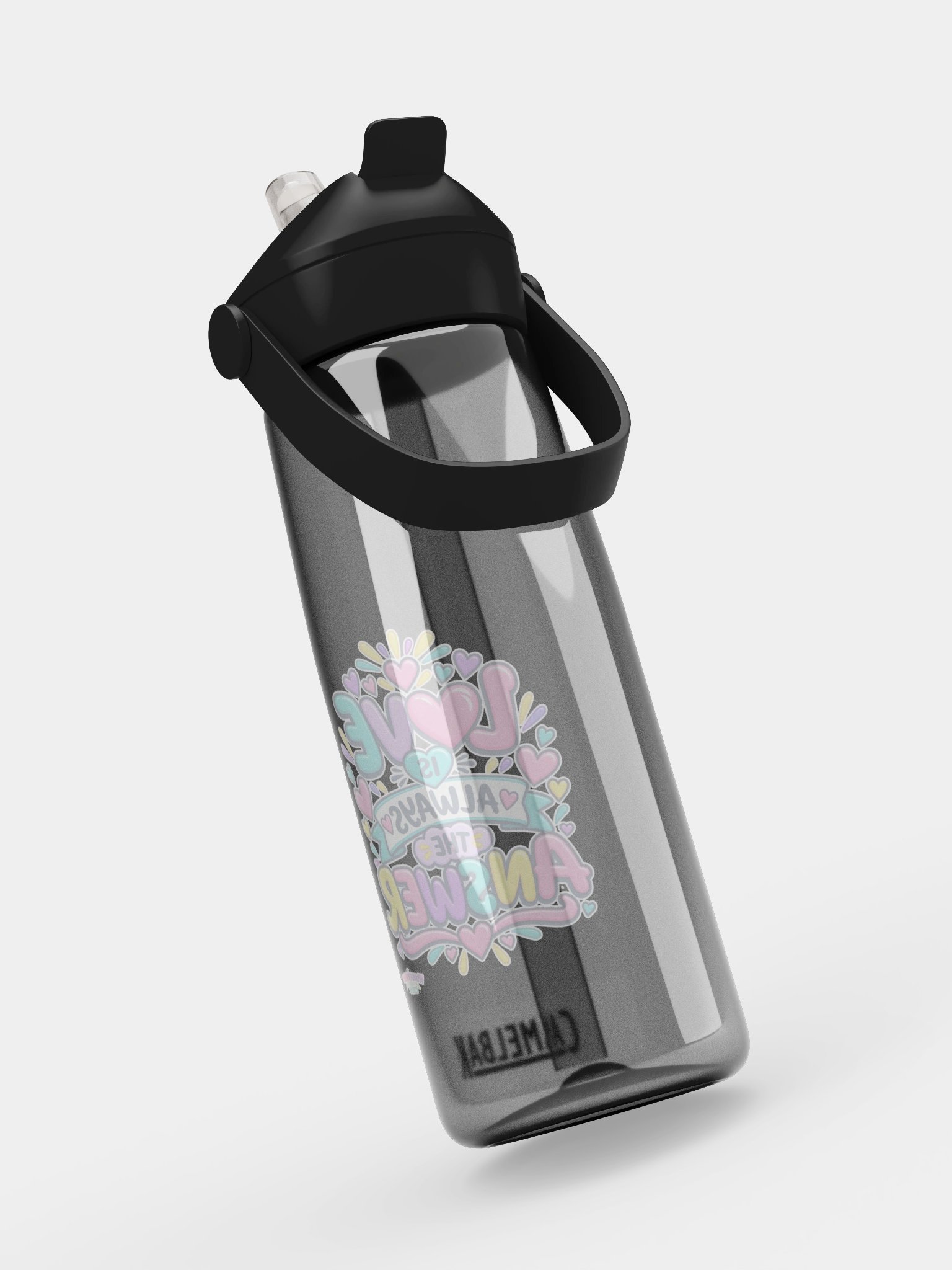 CamelBak Thrive® Flip Straw Inspirational Water Bottle - Love is Always the Answer. product image (7)