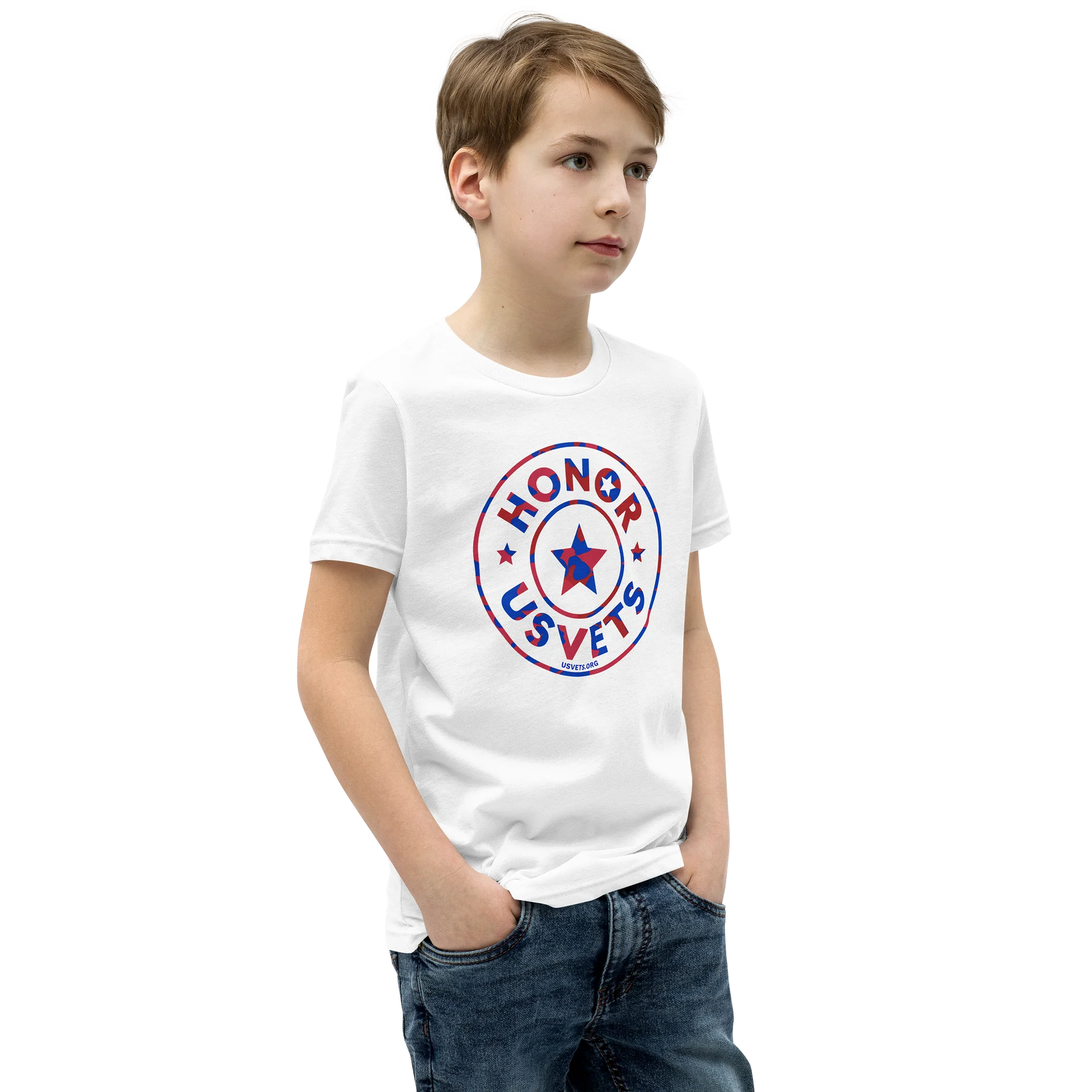 HONORUSVETS - AMERICANA STAR YOUTH TEE product image (20)