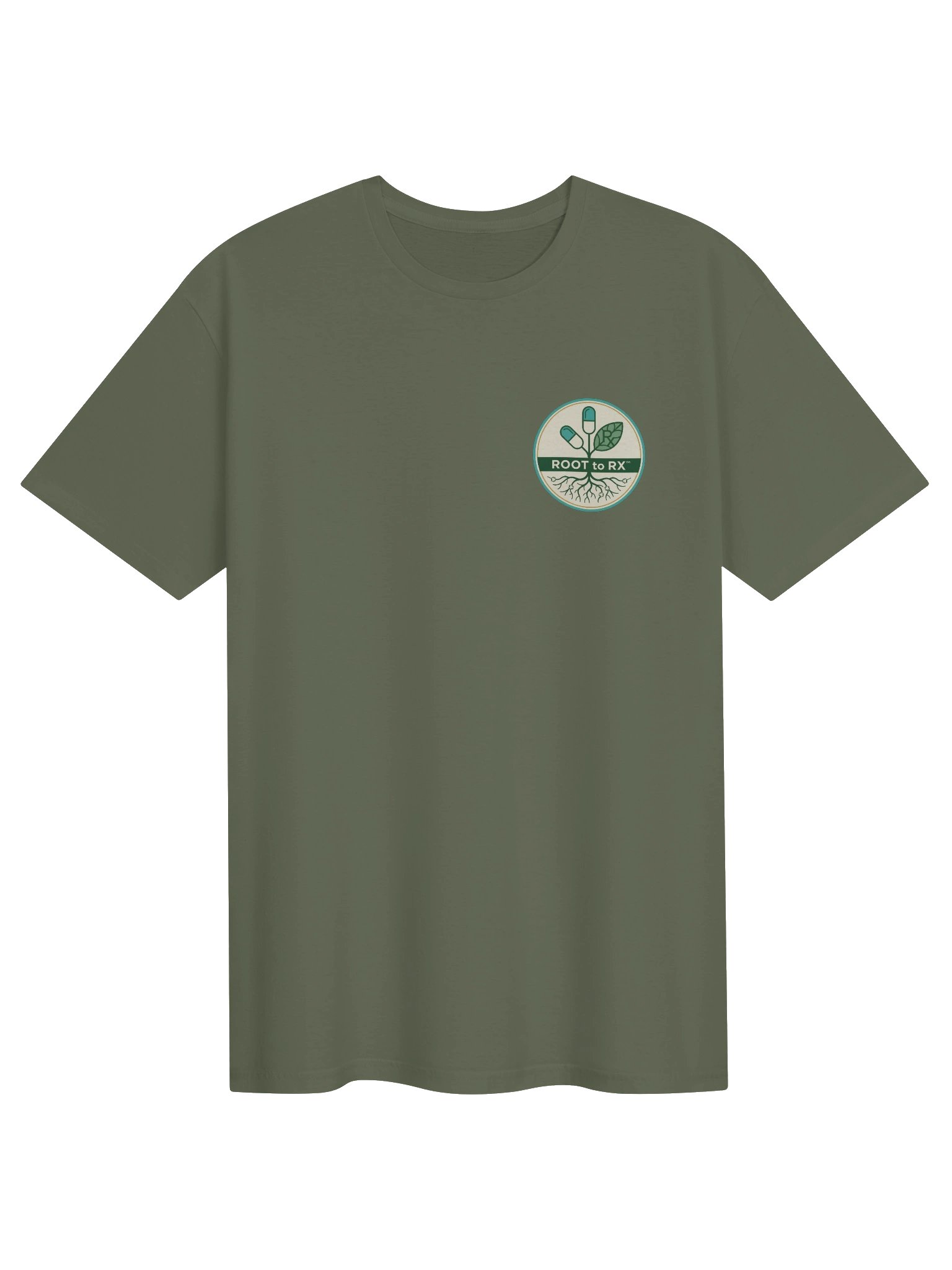Root to Rx Logo Tee (Military Green) product image (1)