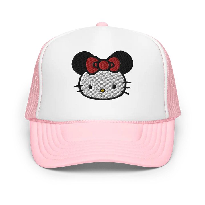 Hello Kitty x Minnie Trucker Hat (Red Bow) product image (1)
