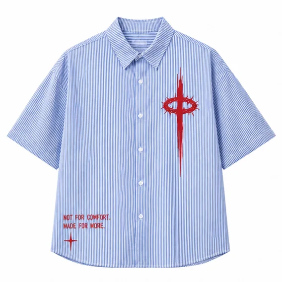 Unwavering faith cropped flannel product image (1)