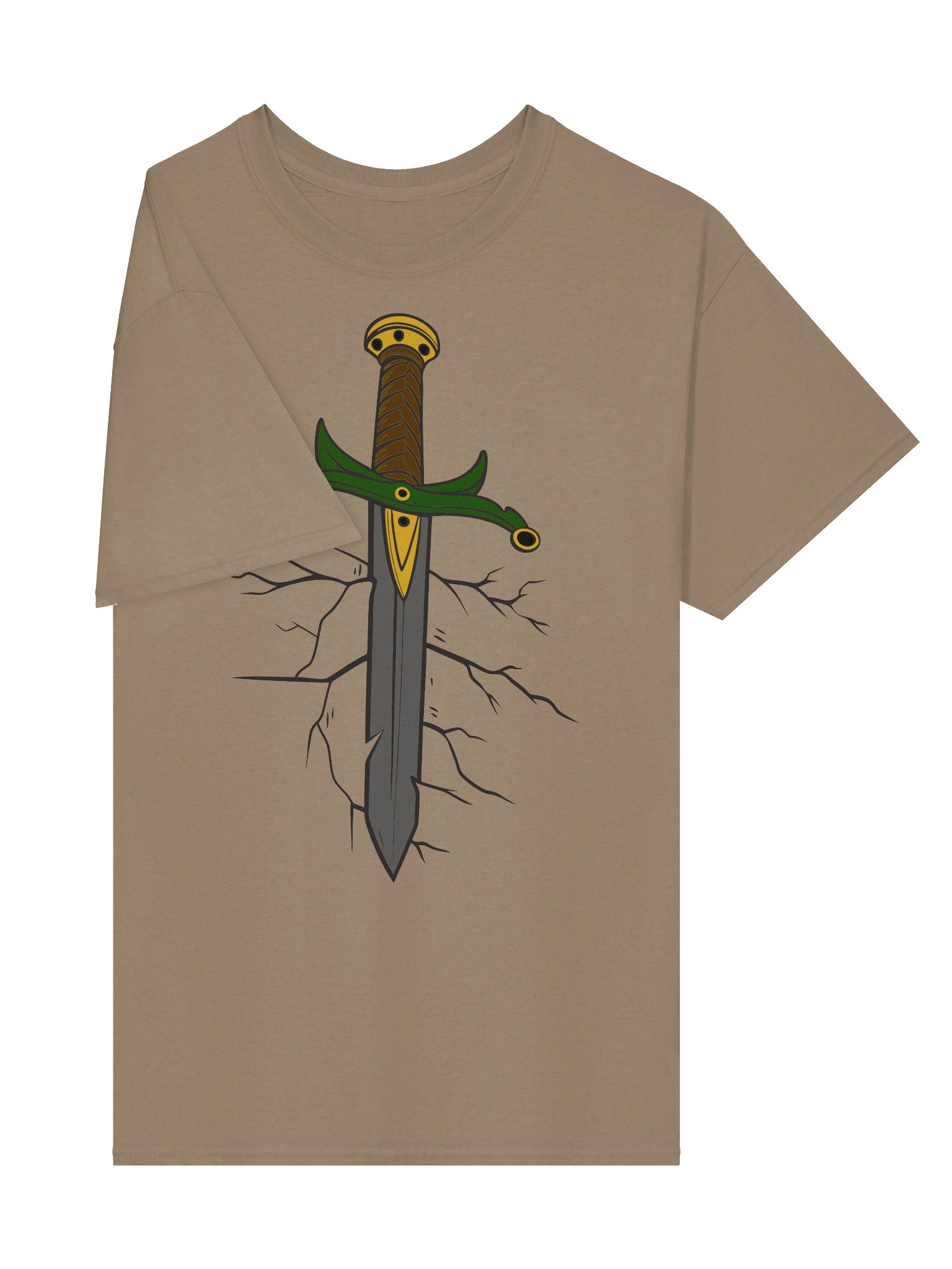Cracked Steel Guardian Sword T-Shirt product image (4)