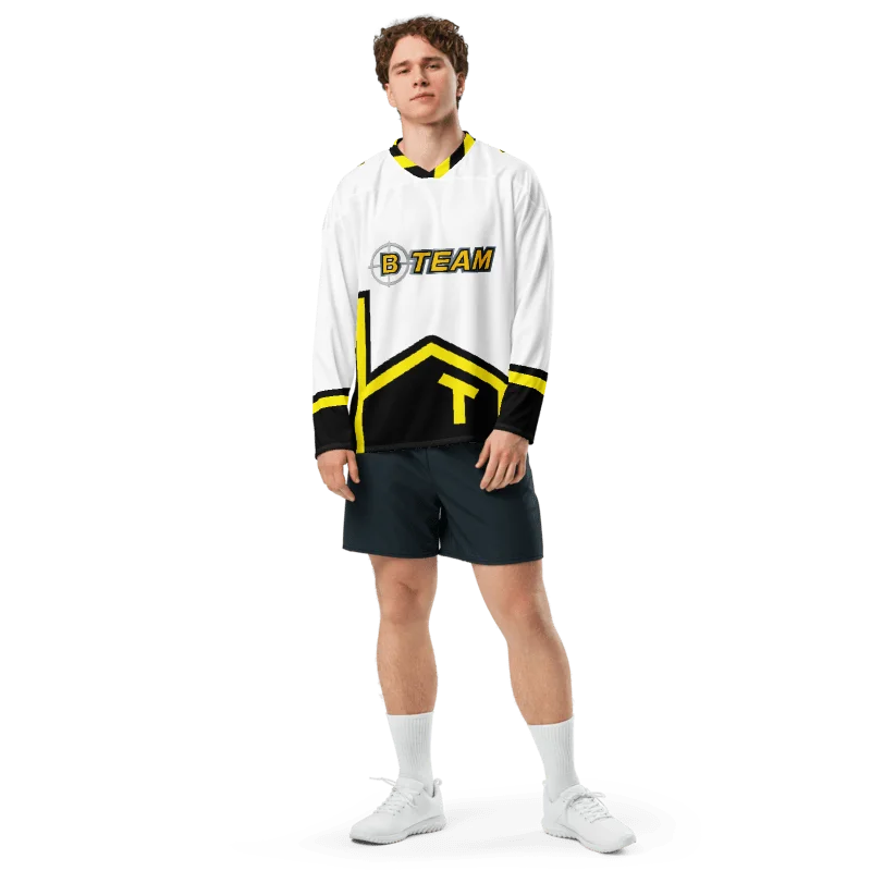 B-Team Sting Jersey - White And Black - Blank product image (7)