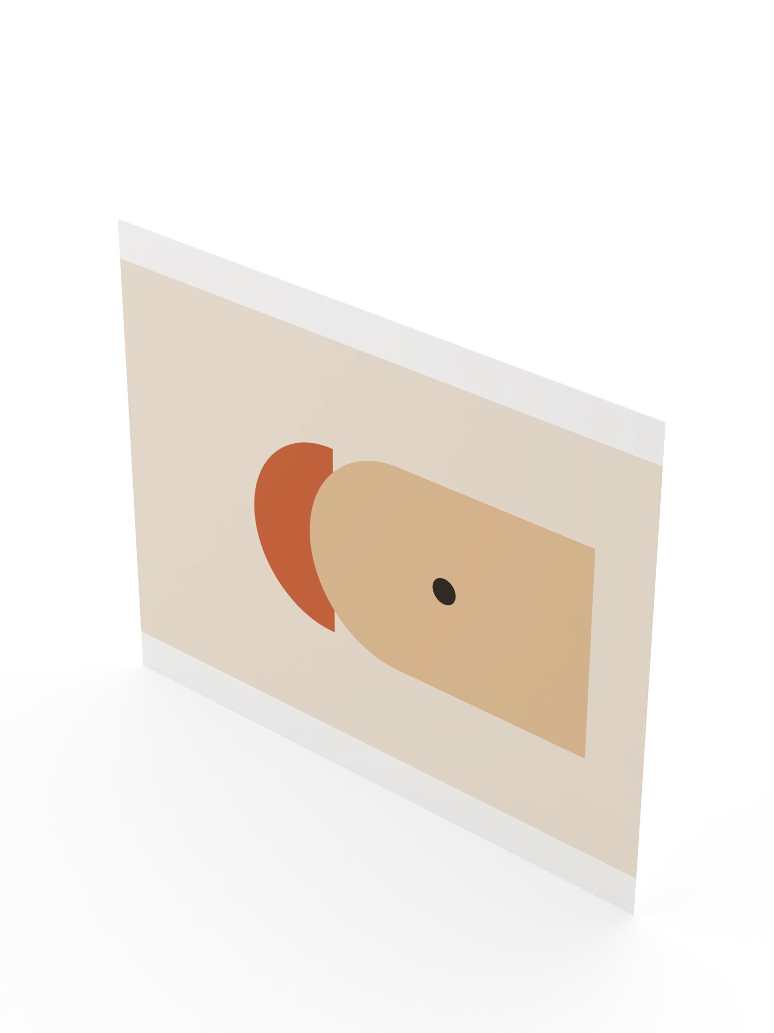 Terracotta Sun Arch Print | Abstract Bathroom Wall Art product image (10)