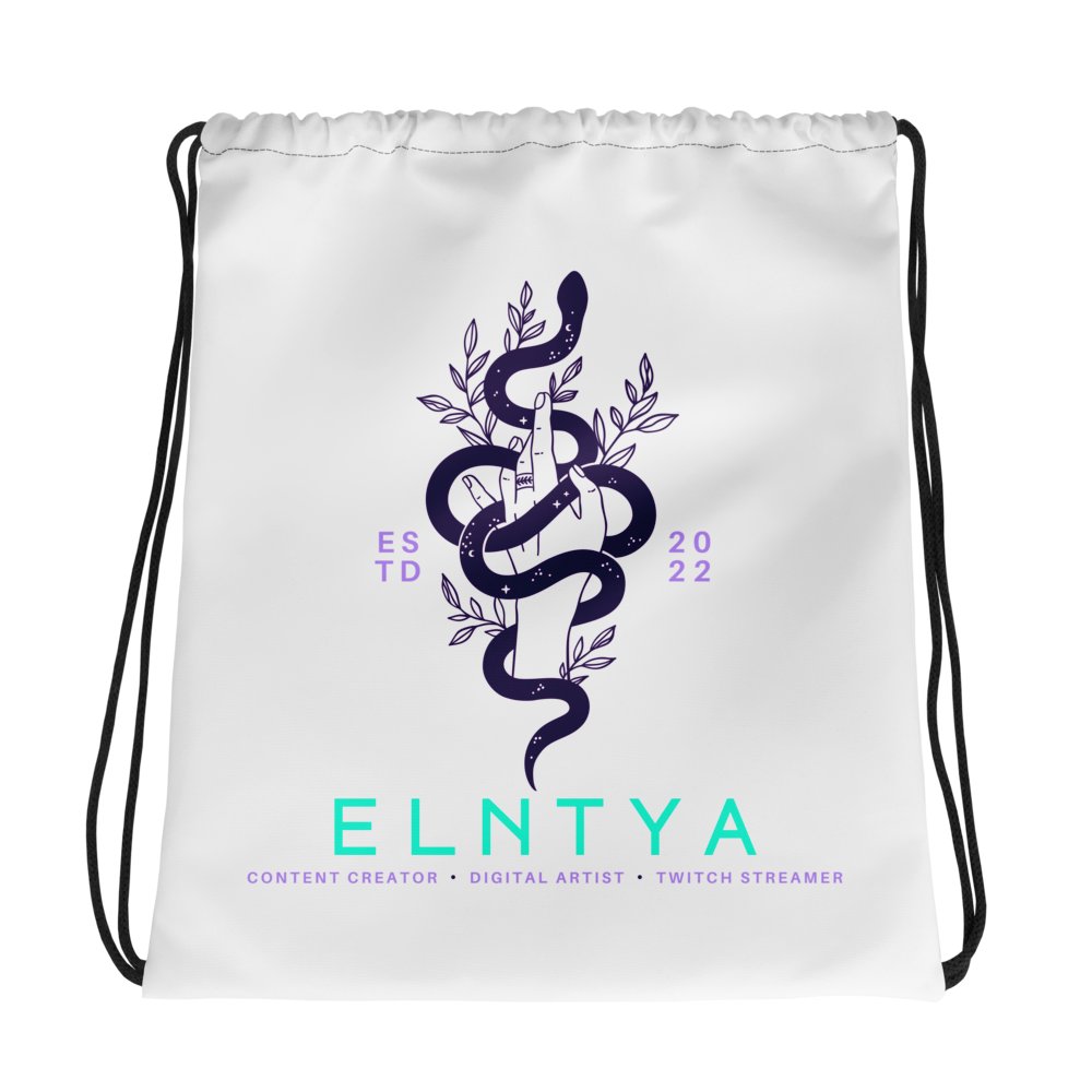 El Snek Logo Drawstring Backpack product image (1)