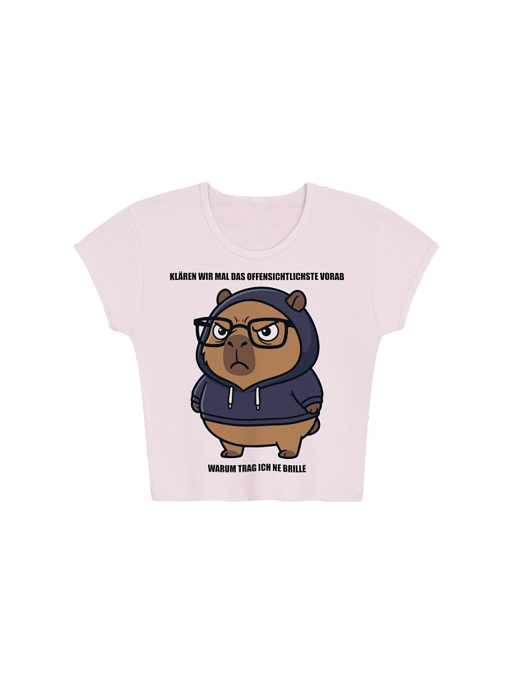 LA Apparel Womens Ribbed Baby Tee Crop Top product image (6)