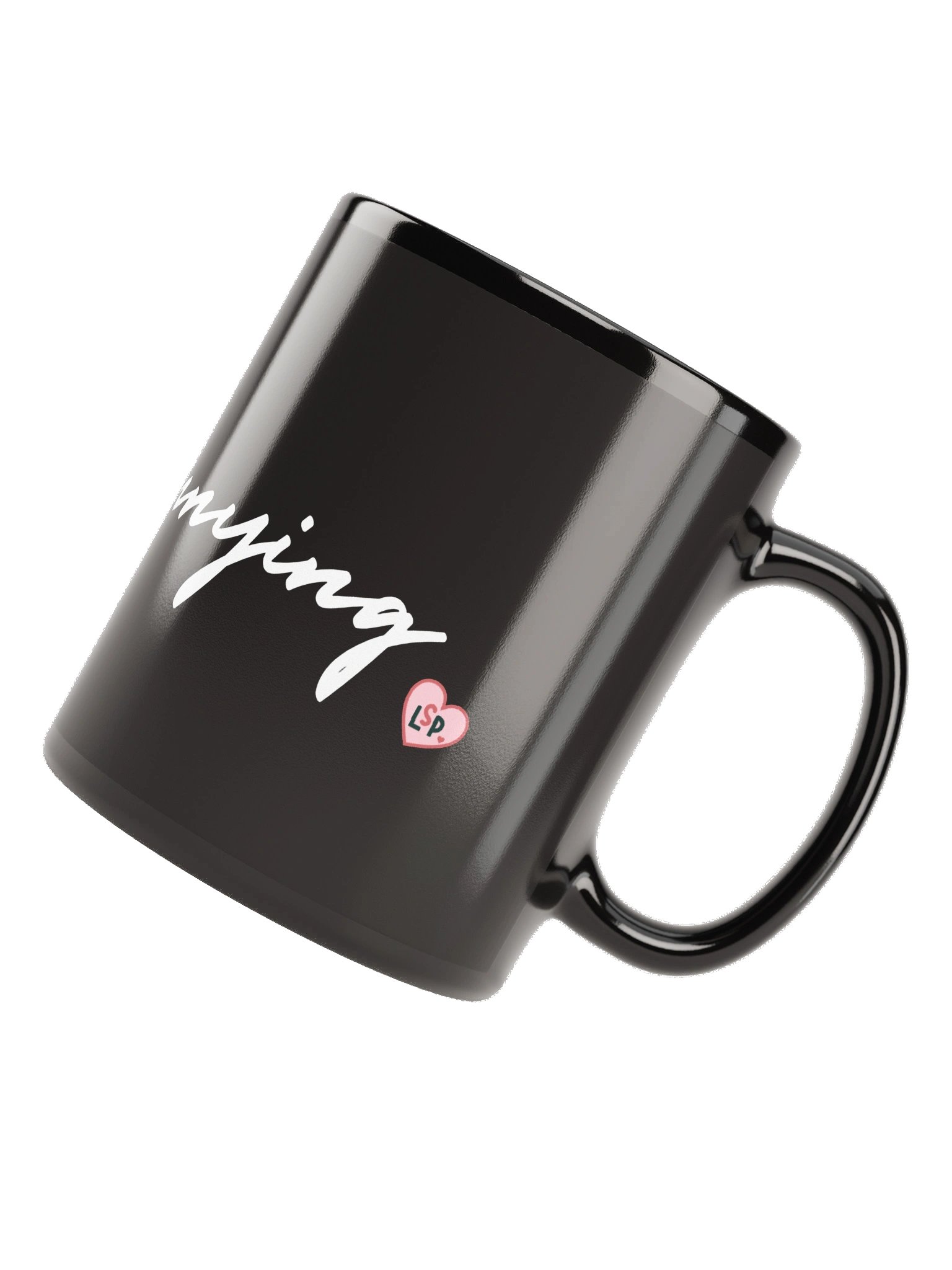 No Whinnying LSP Black Coffee Mug product image (5)