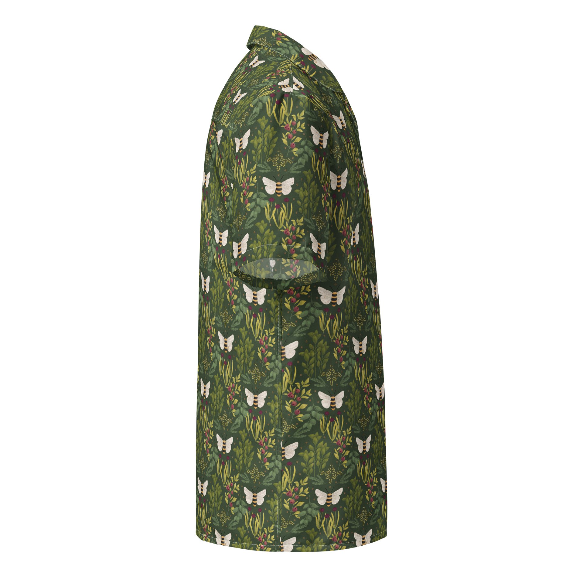 Bees and Foliage Hawaiian Shirt product image (4)