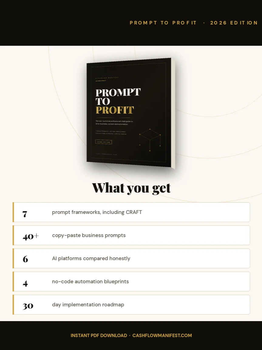 Prompt to Profit — The AI Playbook for Non-Technical Professionals product image (3)