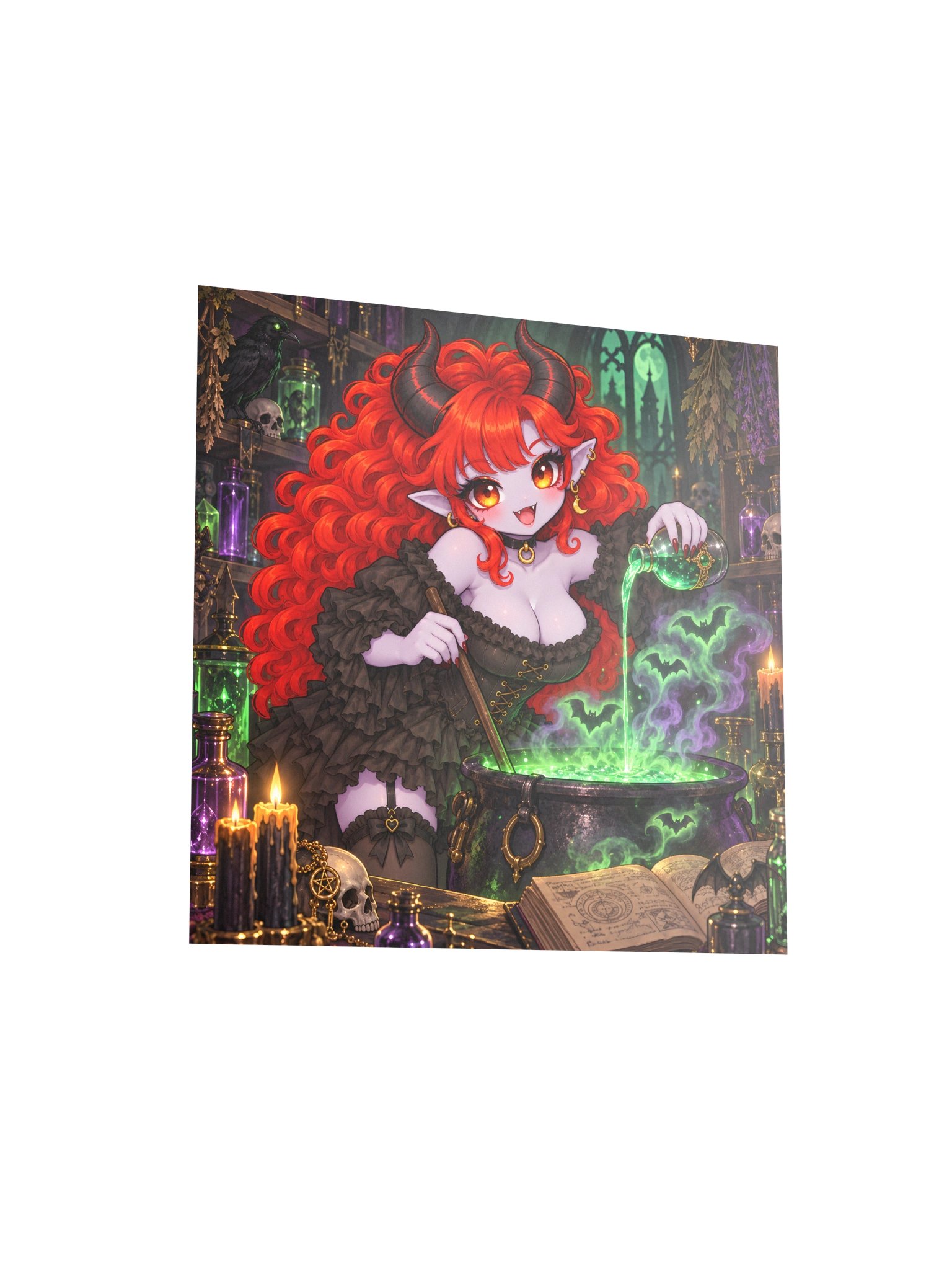 Gothic Demon Witch Alchemist Poster product image (5)