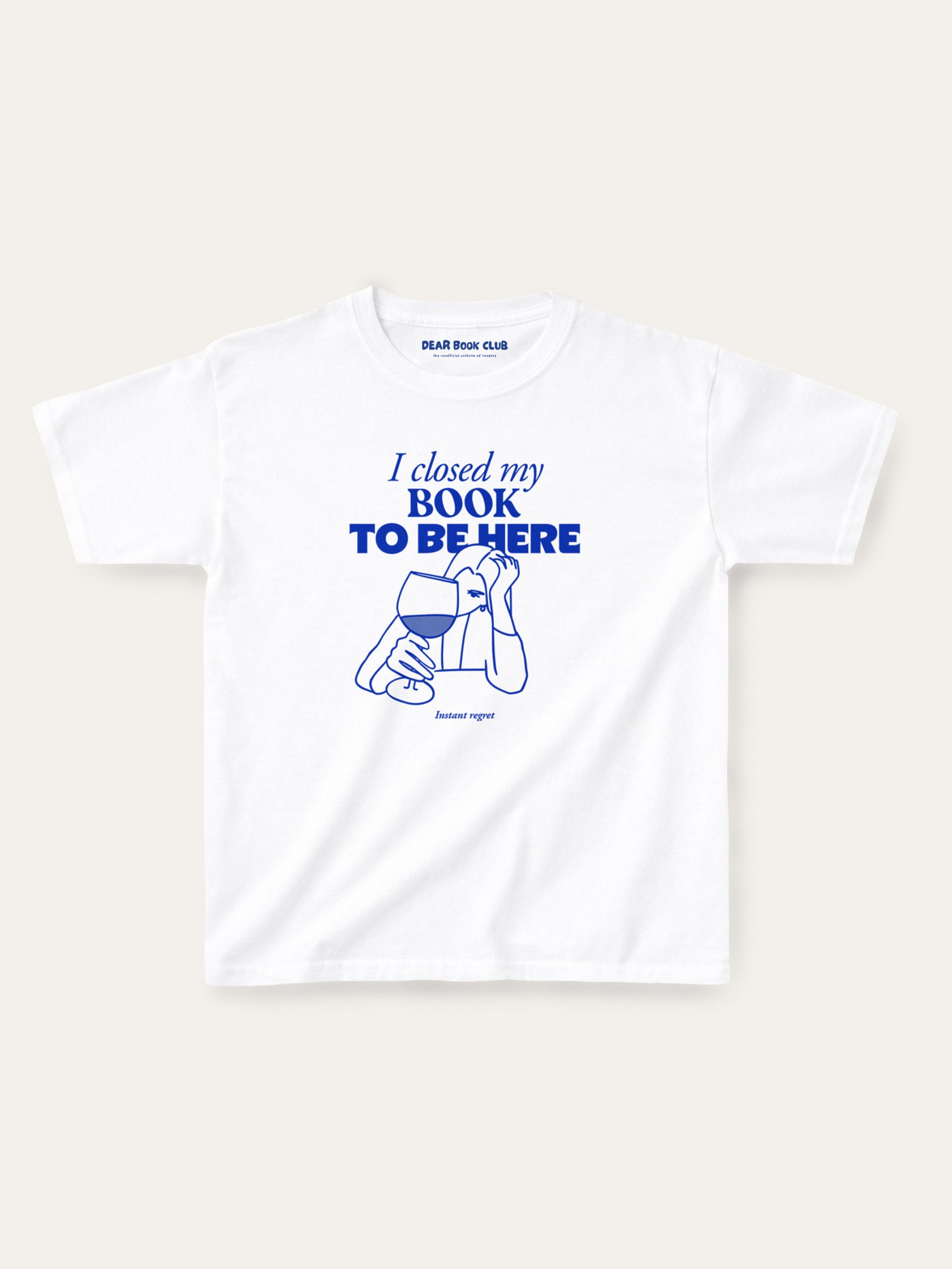I Closed My Book to Be Here - Baby Tee product image (1)