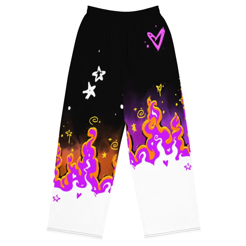 RISE Collection: Subtle Nonbinary Pride Phoenix Wide Leg Pants product image (3)