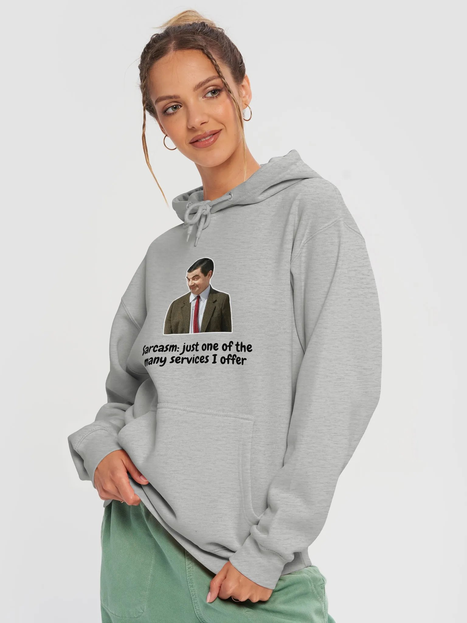 Mr. Bean Pullover Hoodie product image (12)